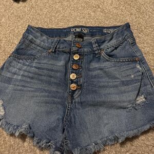 Rewash Women's Blue and Navy Shorts